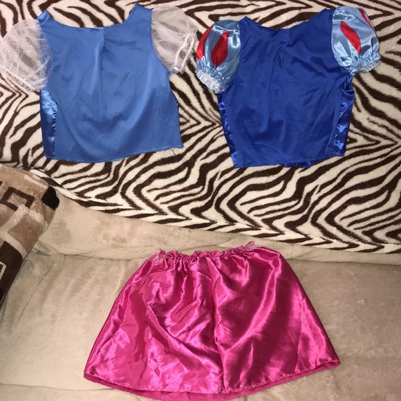 Disney Princess costumes 2 tops one skirt size 4-6X - Picture 5 of 9